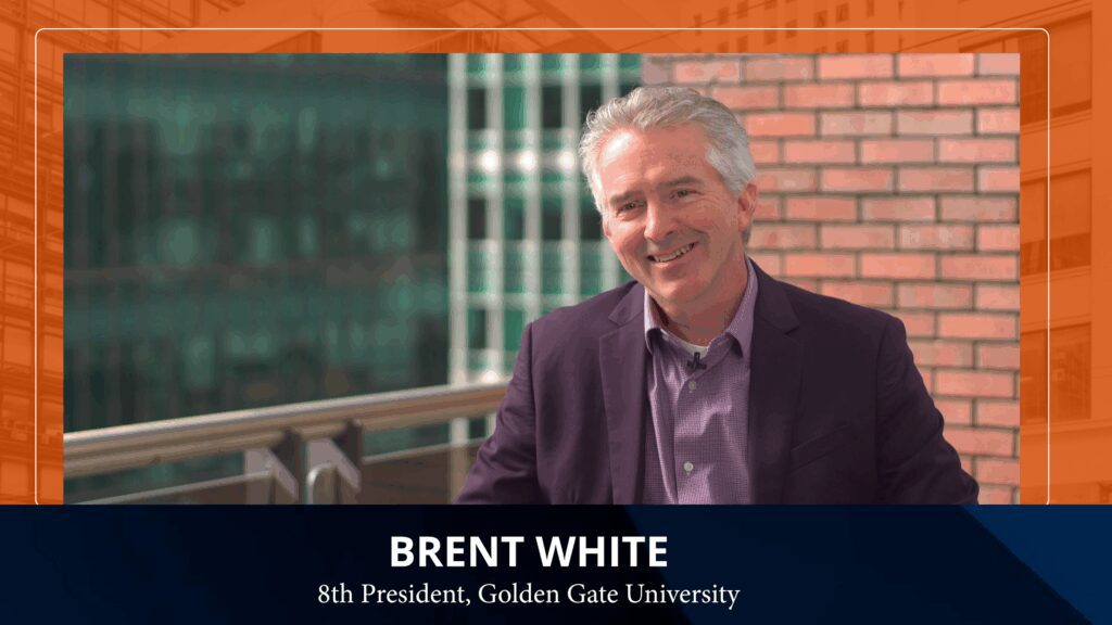 Brent White Announced at Golden Gate University's 8thh President